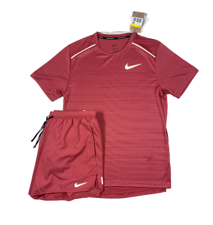 Nike Miler 'Adobe' & Flex Stride Short Set