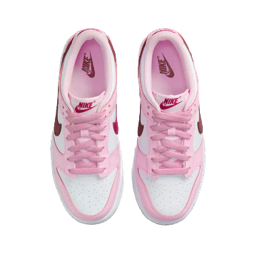 Nike Dunk Low Pink Foam Red White 'Valentines Day' (GS)