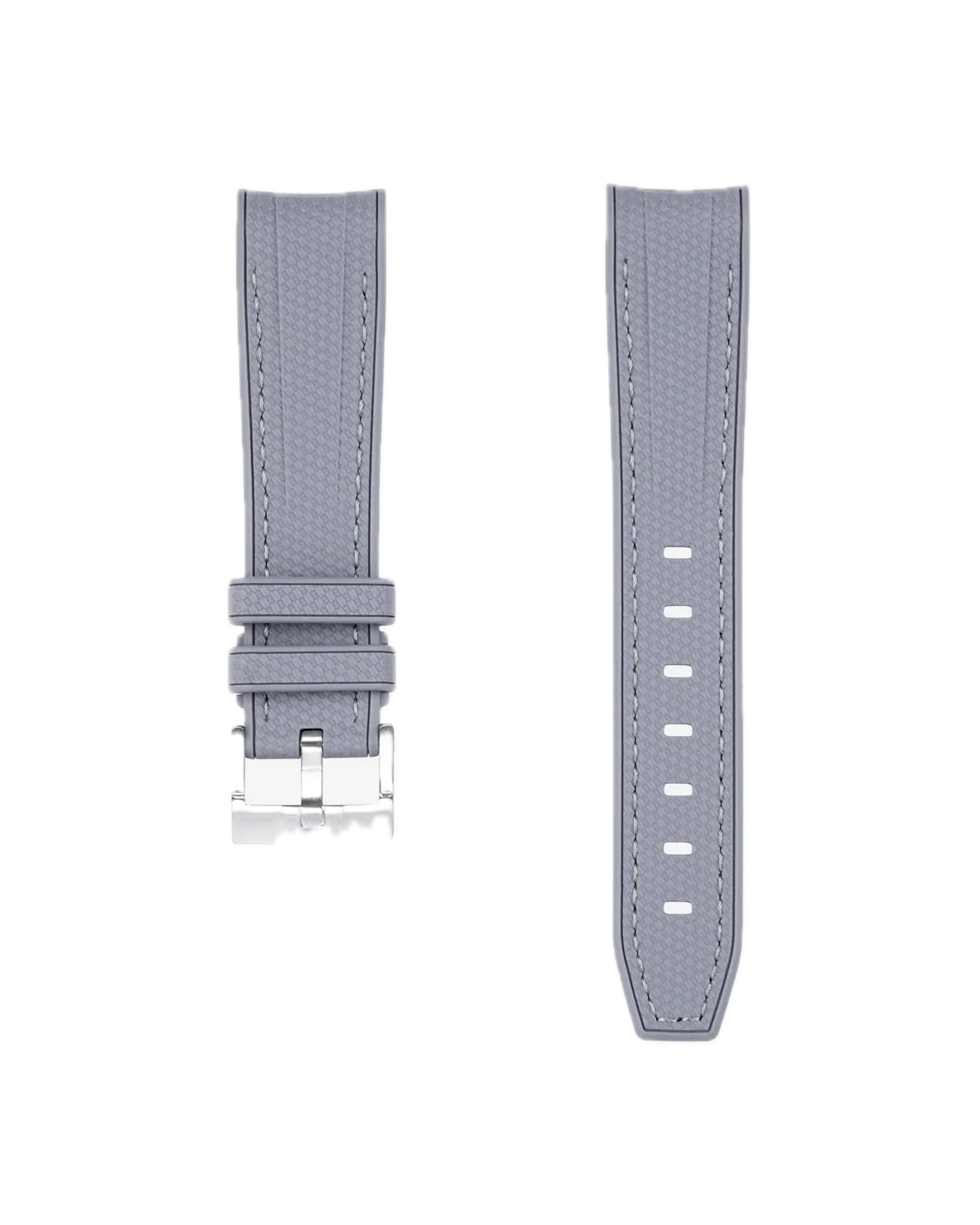 RUBBER WOVEN STRAP FOR SWATCH X OMEGA MOONSWATCH 'MISSION TO THE MOON' SO33M100 (NEW)