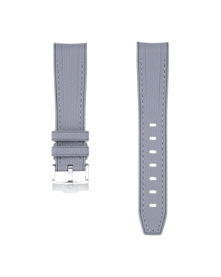 RUBBER WOVEN STRAP FOR SWATCH X OMEGA MOONSWATCH 'MISSION TO THE MOON' SO33M100 (NEW)