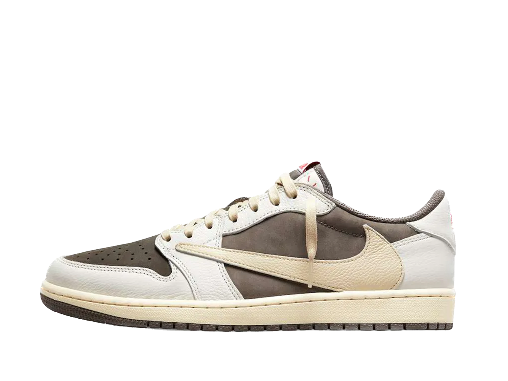 Not On The Shelf - Nike Air Jordan 1 Low OG SP x Travis Scott 'Reverse Mocha' - Travis Scott's collaboration with Nike, the Air Jordan 1 Low OG SP in reverse mocha.