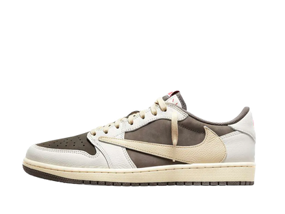 Not On The Shelf - Nike Air Jordan 1 Low OG SP x Travis Scott 'Reverse Mocha' - Travis Scott's collaboration with Nike, the Air Jordan 1 Low OG SP in reverse mocha.