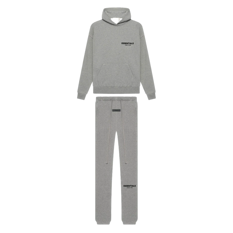 Not on the shelf FOG ESSENTIALS TRACKSUIT SET 'DARK HEATHER OATMEAL' (SS22)