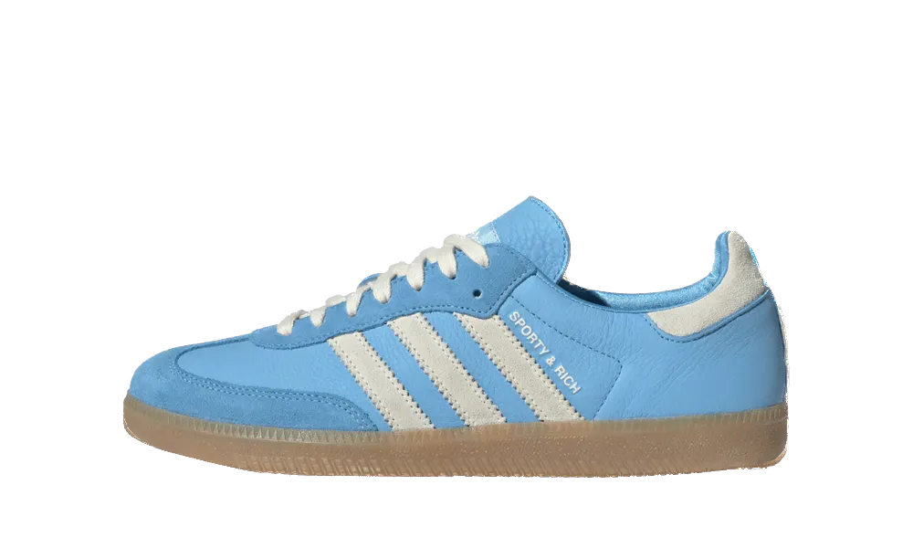 Not on the shelf ADIDAS X SPORTY AND RICH SAMBA ‘BLUE GREY’