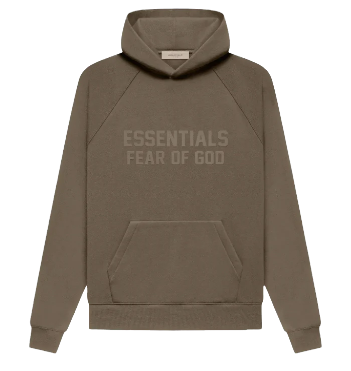 Not on the shelf FOG ESSENTIALS HOODIE 'FLOCKED WOOD' (FW22)