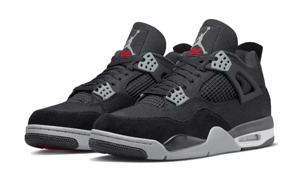 NIKE AIR JORDAN 4 RETRO SE 'BLACK CANVAS'