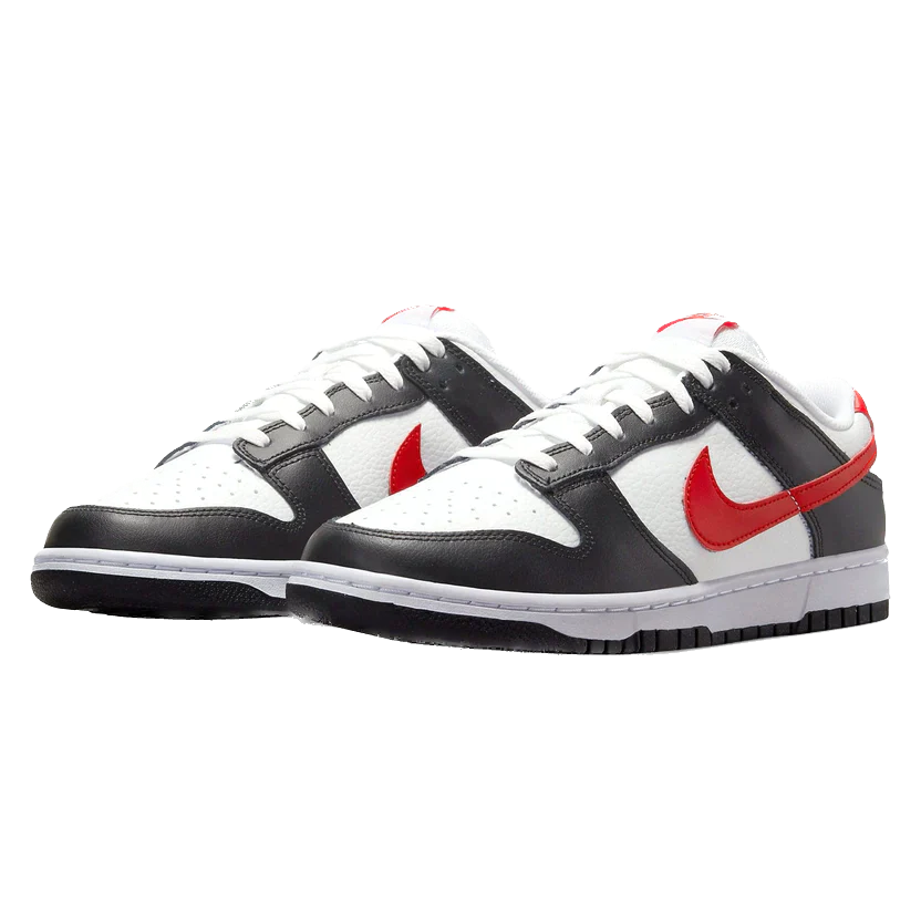 Nike Dunk Low 'Black White Red'